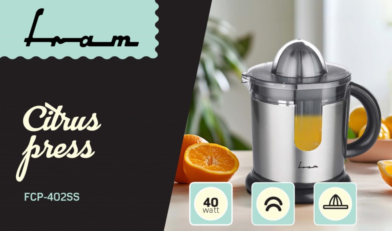Storcator de citrice Fram, 40W, argintiu — imaginea 2