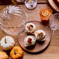 Platou cu capac Pumpkin, Homla, 19x24 cm, lemn/stricla, maro/transparent