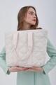 Geanta shopper, Madamra, 21KT12-002 - Cream, textil, crem