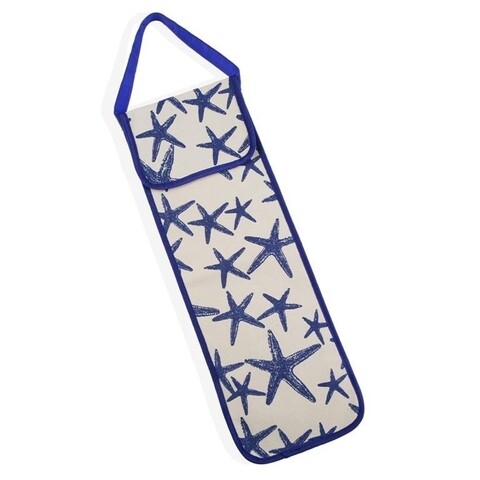 Sac textil pentru paine blue sea, versa, 20.5x60 cm, poliester
