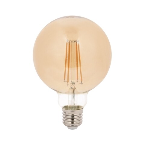 Bec LED, Sage, G95 Gün Işığı Amber, 7 W, 3000K, 720 Lm, sticla mezoni.ro