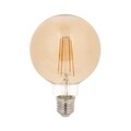 Bec LED, Sage, G95 Gün Işığı Amber, 7 W, 3000K, 720 Lm, sticla