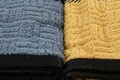 Set prosoape de baie 4 piese, Cotton Box, JAKARLI HAVLU SETI ROAD ASORTI-1, Bumbac, Ecru / Galben / Albastru / Roșu țiglă