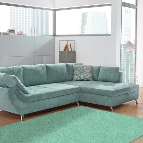 Covor, Indomex, Romantic, 200 x 290 cm, 100% poliester, verde