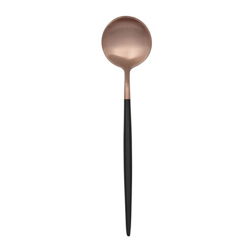 Set 12 linguri, Bidasoa, Gio, 21.6 cm, metal/inox, auriu/negru Bidasoa