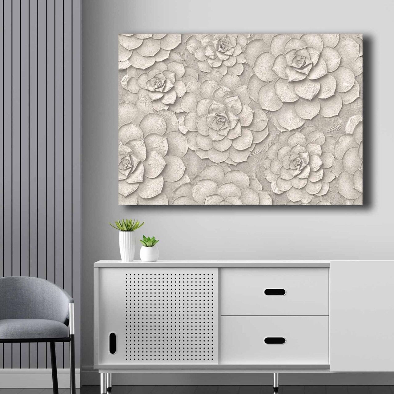 Tablou decorativ, 70100NISC-017, Lemn, Bej - view 2