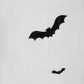 Lenjerie de pat King Size, Ghost Town, Homla, 3 piese, 200x220 cm, bumbac, alb/negru