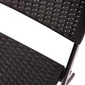 Set mobilier gradina/terasa 3 piese Nunav, Homla, 45x46x80 cm / 84x59x84 cm, metal/polipropilena, negru