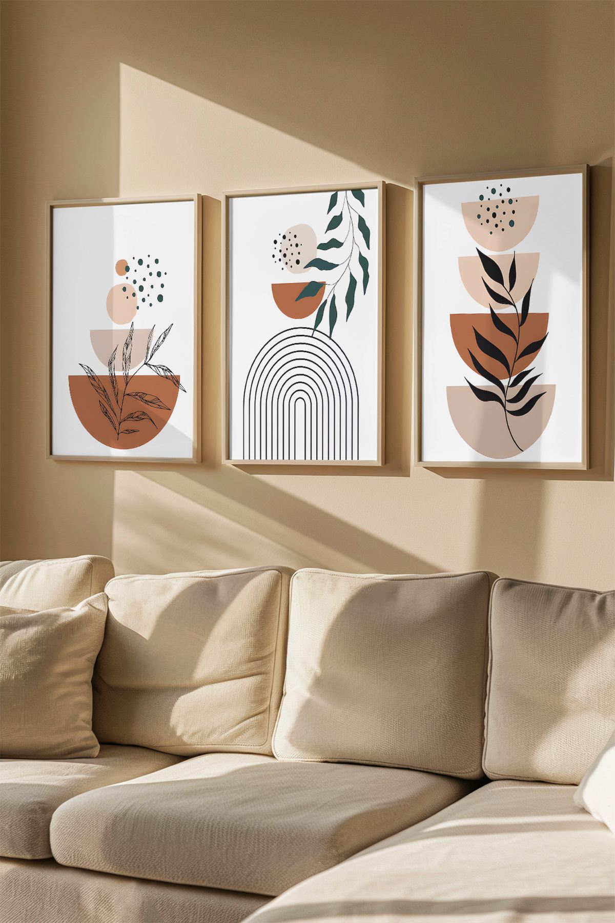 Tablou decorativ, Artvmodel14-Ahsap, MDF, Multicolor