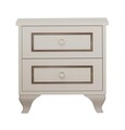 Noptiera, Rabi, Rb-103, 45x45x40 cm, PAL, Alb mat
