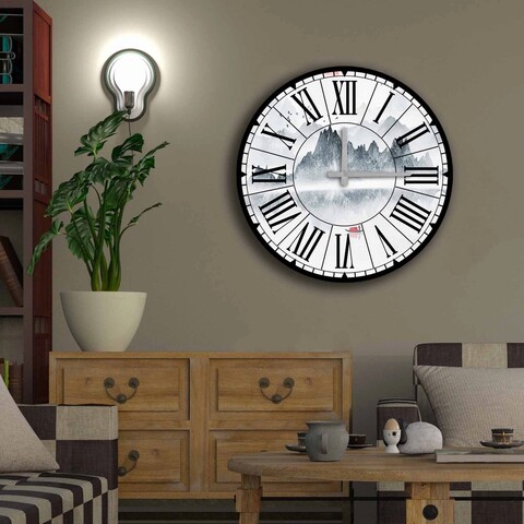 Ceas de perete, 5050ms-068, mdf, ø50 cm, multicolor