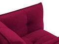 Fotoliu, Canna, Mazzini Sofas, 90x100x88 cm, catifea, rosu vin