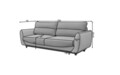 Canapea extensibila 4 locuri ELTAP, SO-SIL-05GO, Silva, 236x95x90 cm, lemn/poliester, gri inchis