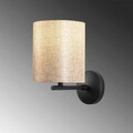 Aplica de perete, Opviq, 892OPV1285, Metal, Negru / Crem