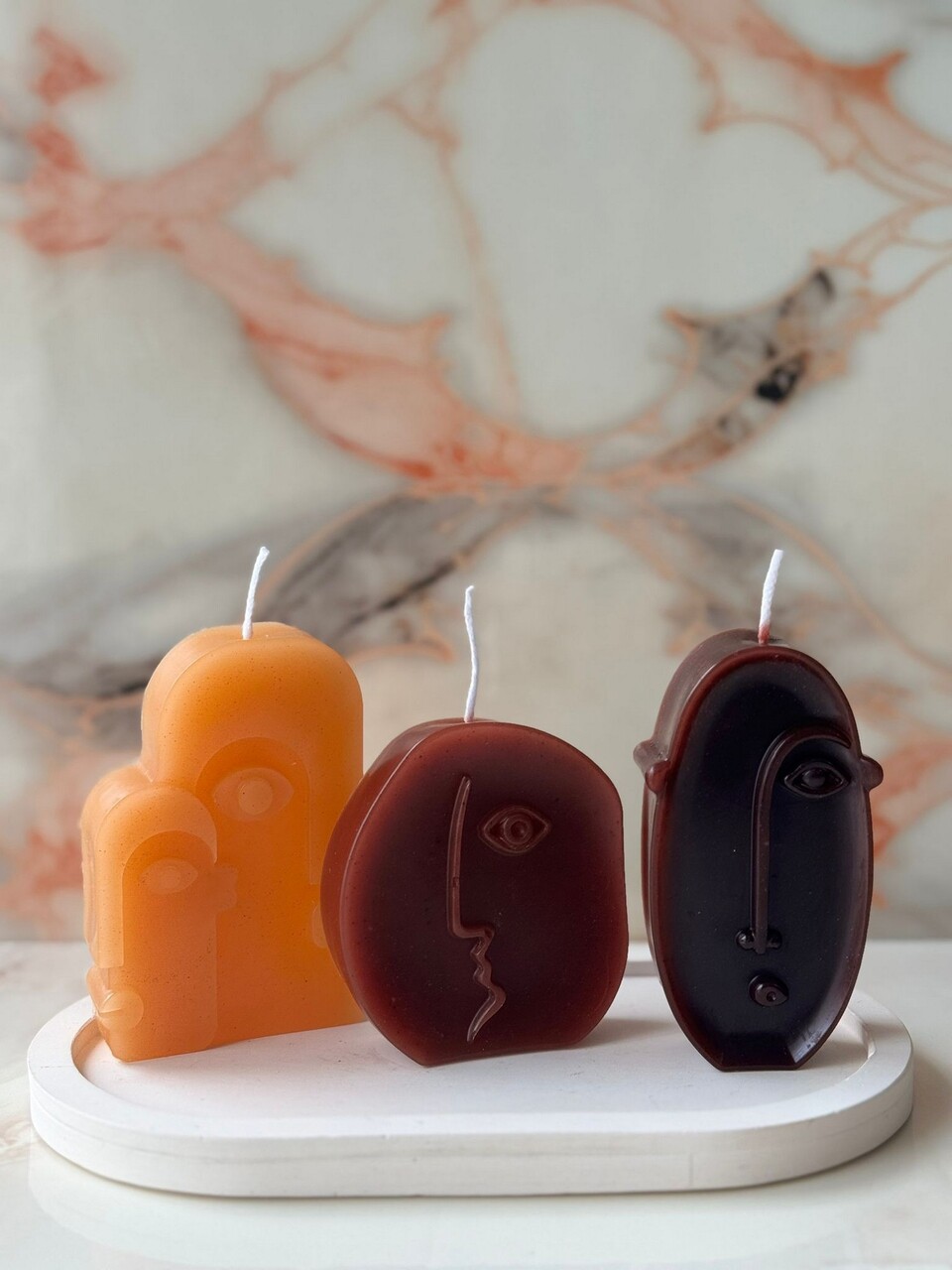 Set de lumanari, Glamour Candle 38ST, Beton, Multicolor - view 2