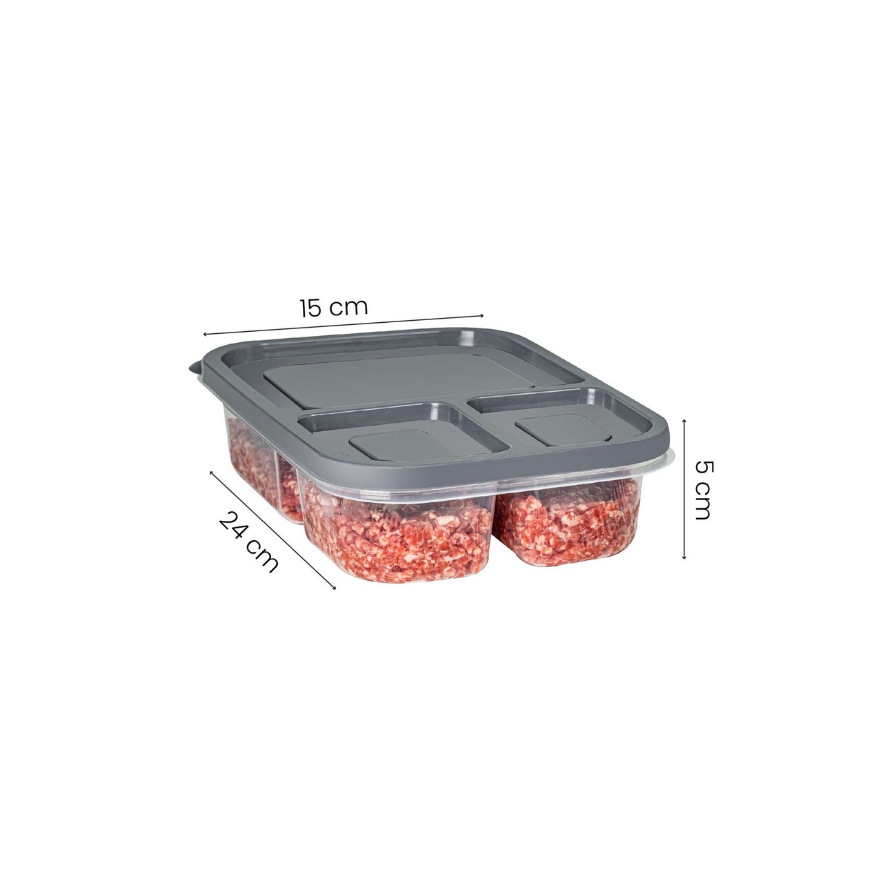 Set recipiente depozitare, Hermia, 964FRM1203, Antracit - view 4