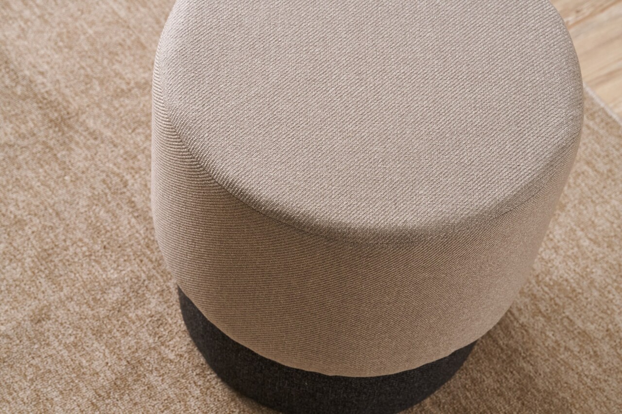 Taburet, Atelier del Sofa, 825BLC5177, Lemn, Bej - view 3