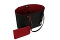 Geanta cu portofel Beverly Hills Polo Club, 402, piele ecologica, negru/rosu