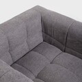 Fotoliu Biskoto, Homla, 80x68x65 cm, lemn/textil, gri