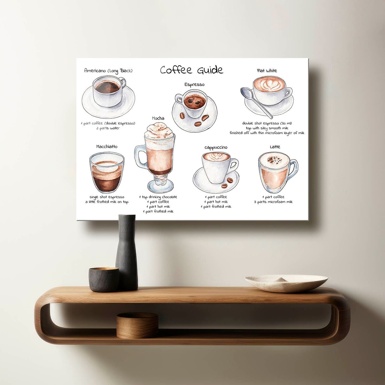 Tablou decorativ Camtbl-054 50 x 70 cm Multicolor