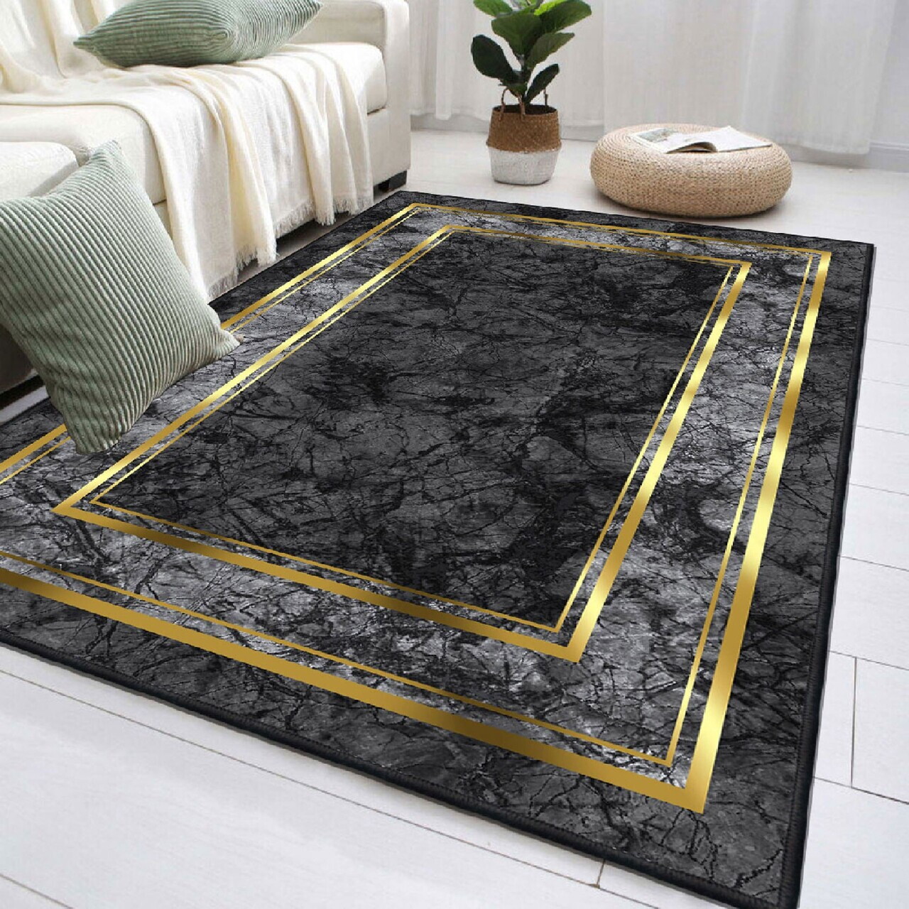 Covor, Els2424, 160x230 cm, Catifea, Multicolor — imaginea 2