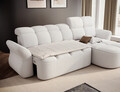Coltar extensibil dreapta 3 locuri ELTAP, Beneth, 301x185x115 cm, lemn/poliester, alb