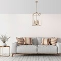 Lustra, Till - 13256, Fulgor, 35 x 35 x 107 cm, 4 x E14, 40W, auriu