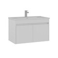Dulap de baie cu chiuvetă, Hanah Home, Side 85 v2, Alb mat