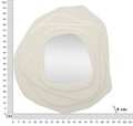 Oglinda decorativa Dalia, Mauro Ferretti, 90x97 cm, MDF/oglinda, alb