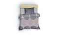 Lenjerie de pat pentru o persoana, Leron - Grey, Cotton Box, Bumbac Ranforce