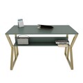Birou, Zena Home, Wake, 120x72.8x60 cm, PAL, Verde