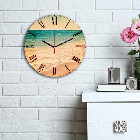 Ceas de perete, 3030ms-038, mdf, ø30 cm, multicolor