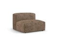 Modul pentru canapea, 1 loc, Martina-212, Micadoni Home, 92x106x75 cm, velur, maro ghinda