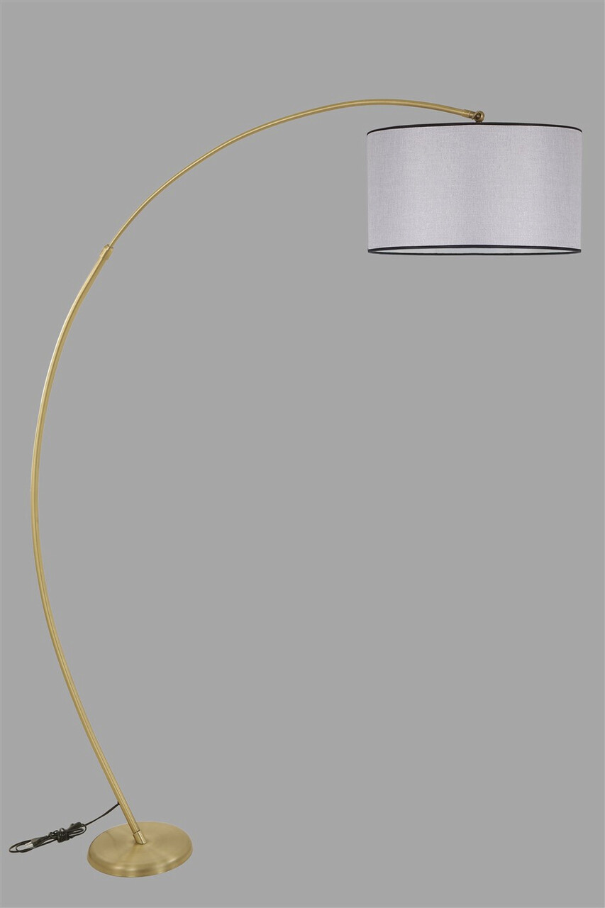 Lampadar, Luin, 534LUN4219, Metal, Gri deschis