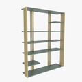 Corp biblioteca, Zena Home, Jenny, 120x160x29.6 cm, PAL, Verde
