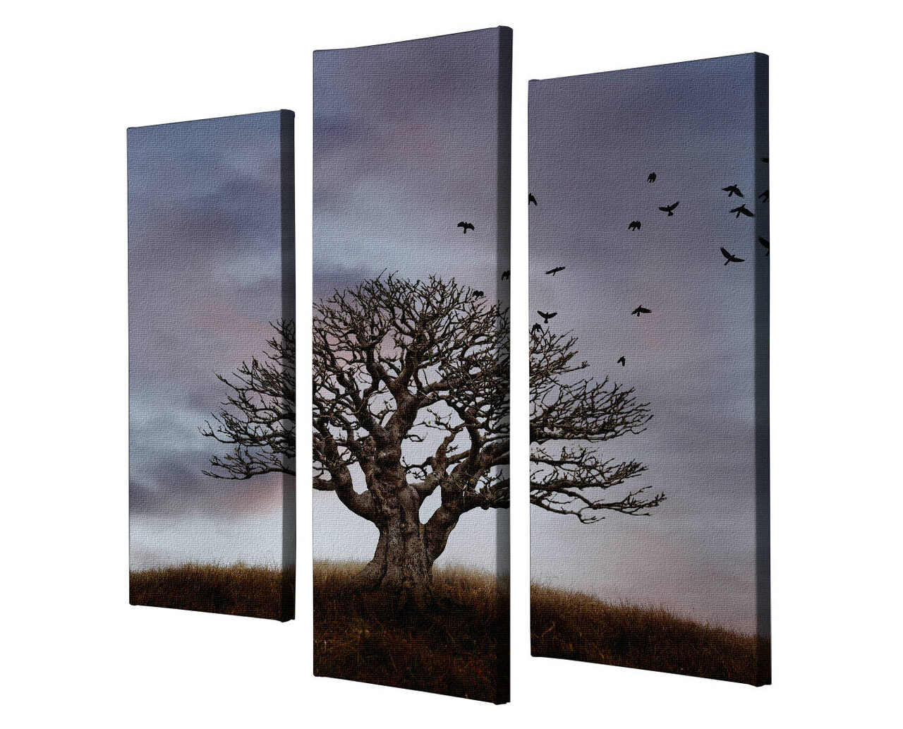 Set 3 tablouri decorative, UC009, 45 x 20 cm, Multicolor - view 3