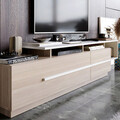 Comoda TV, Decorotika, Pia, 180x46.4x38.9 cm, Cordoba / Alb