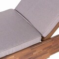 Sezlong Norah, 200 x 80 x 27 cm, lemn de salcam/inox