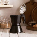 Filtru cafea Mia, Homla, 12x18 cm, 6 cesti, aluminiu, negru