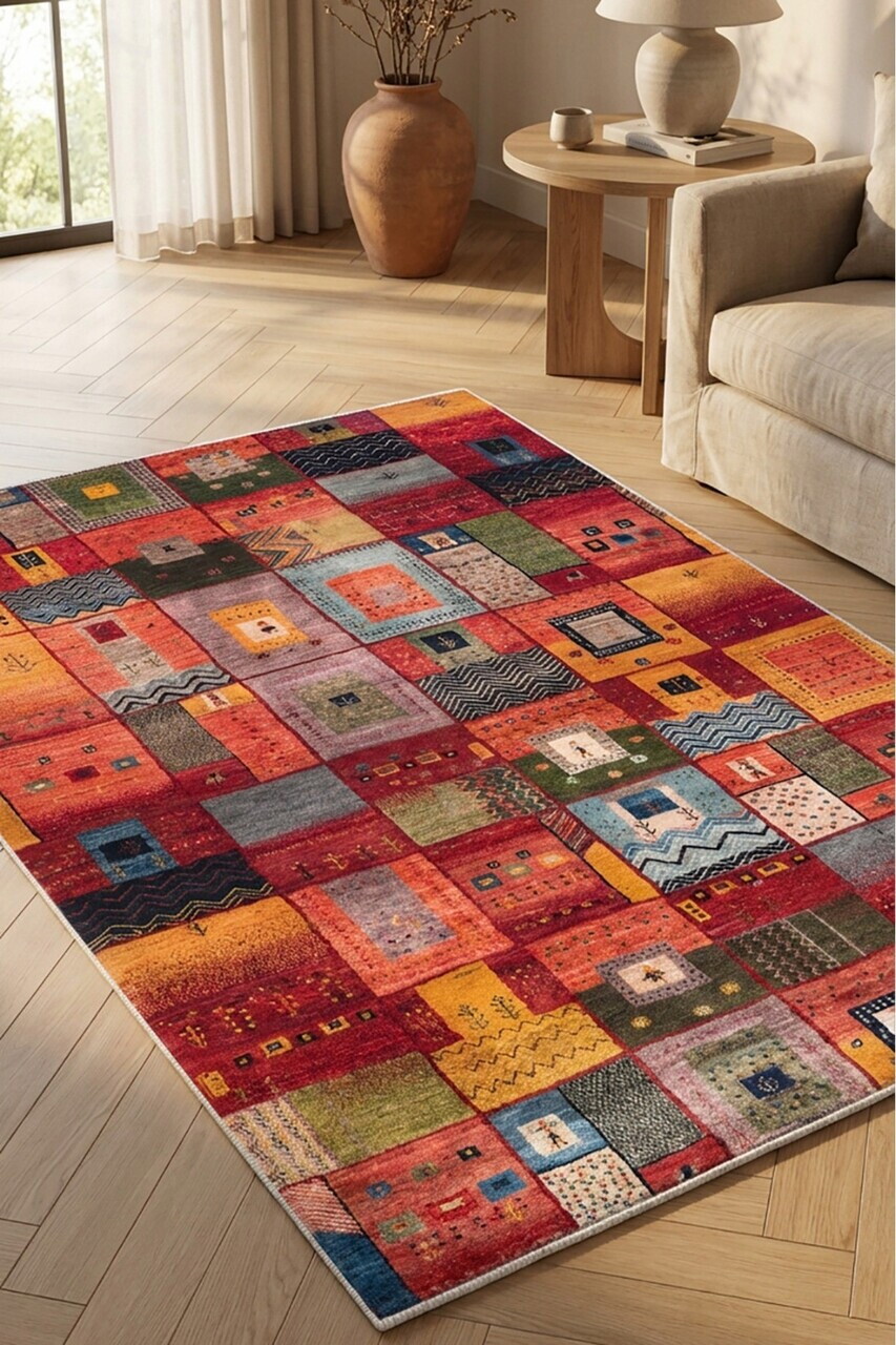 Covor, DC-2006-09, 80x140 cm, Poliester, Multicolor — imaginea 2