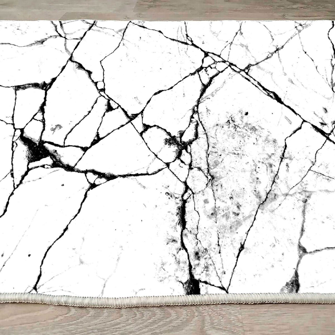 Covor, Eexfab816-Klm, 120x180 cm, Alb/Negru — imaginea 6