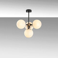 Lustra, Fulgor, 942FLG1163, Metal, Negru / Antic / Crem