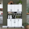 Dulap multifunctional, Rani, JE127 -2984, 120x198 cm, PAL, Alb