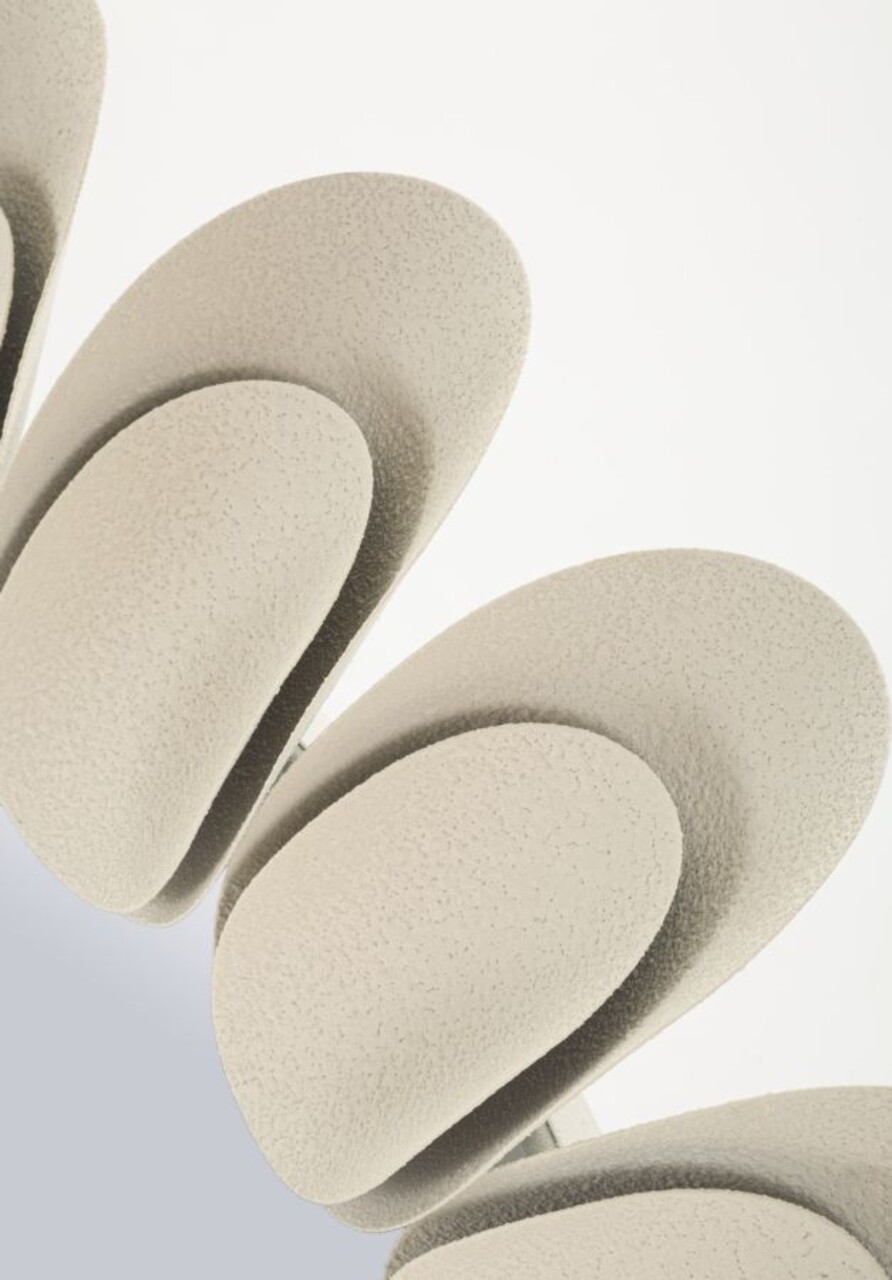 Oglinda de perete Dune Double, Mauro Ferretti, 85 cm, fier/MDF, crem - imagine 6