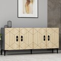Consola, Olivia, Cross KB150, Stejar antracit / safir