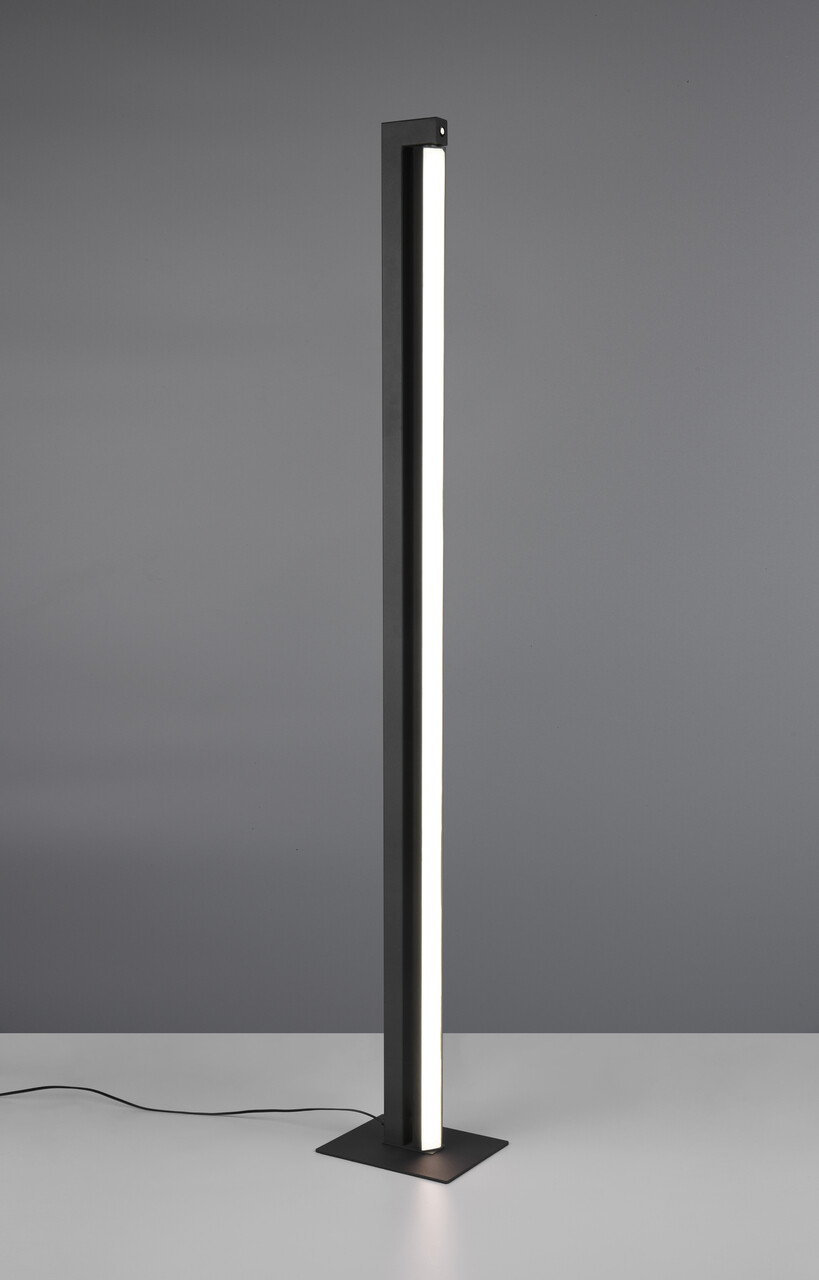 Lampadar Seeker, TRIO, 20x16x130 cm, 21W, 1x SMD, metal, negru mat - view 2