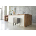 Cos de gunoi cu soft touch, Brabantia, Bo Touch Platinum, 11/23 L, 31.2x54x68 cm, otel, gri