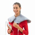 Perna electrica cu incalzire pentru gat si umeri Sholkad, InnovaGoods, zona cervicala, 60 × 45 cm, ergonomica, gri