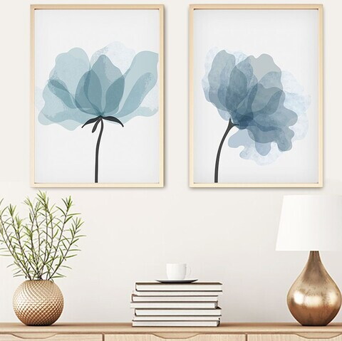 Tablou decorativ, Huhu24, Lemn masiv, Multicolor