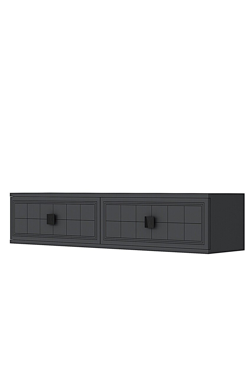 Dulap, Hanah Home, Yuka 120, 120x25.5x29.6 cm, Antracit — imaginea 5